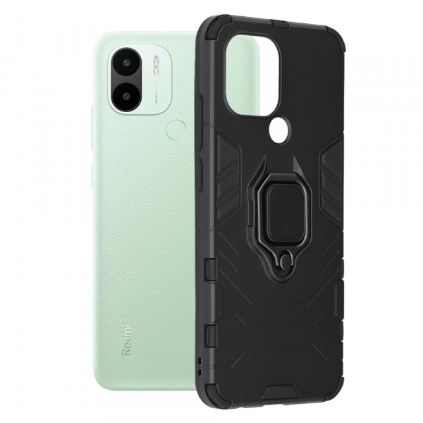 Husa pentru Xiaomi Redmi A2+ / A1+, Techsuit, Shield, Neagra Husa pentru Xiaomi Redmi A2+ / A1+, Techsuit, Shield, Neagra