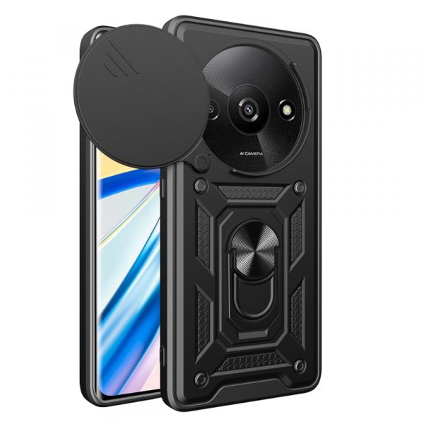 Husa pentru Xiaomi Redmi A3x / A3, Techsuit, CamShield, Albastra Husa pentru Xiaomi Redmi A3x / A3, Techsuit, CamShield, Albastra