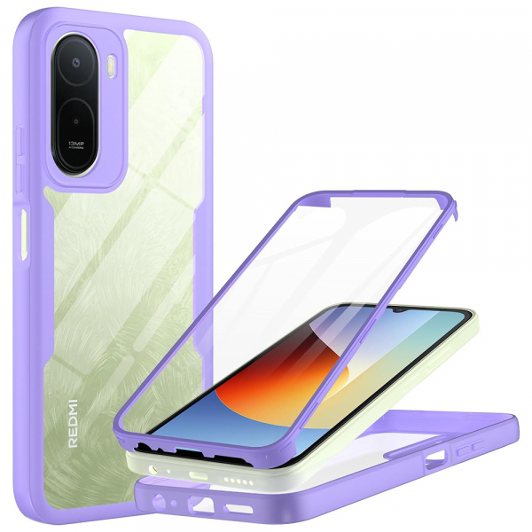 Husa pentru Xiaomi Redmi A5 4G/Standard, Techsuit ColorVerse 360 (Mov) Husa pentru Xiaomi Redmi A5 4G/Standard, Techsuit ColorVerse 360 (Mov)