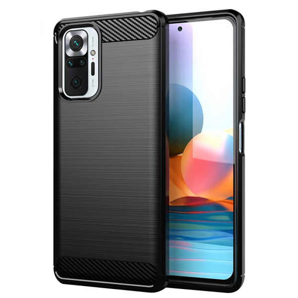 Husa pentru Xiaomi Redmi Note 10 Pro Max / Note 10 Pro, Techsuit, Carbon, Neagra Husa pentru Xiaomi Redmi Note 10 Pro Max / Note 10 Pro, Techsuit, Carbon, Neagra