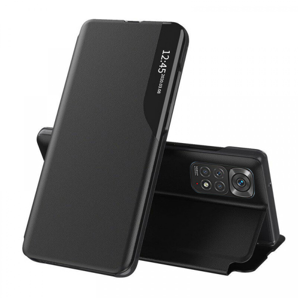 Husa pentru Xiaomi Redmi Note 11S / Note 11, Techsuit, eFold, Neagra Husa pentru Xiaomi Redmi Note 11S / Note 11, Techsuit, eFold, Neagra