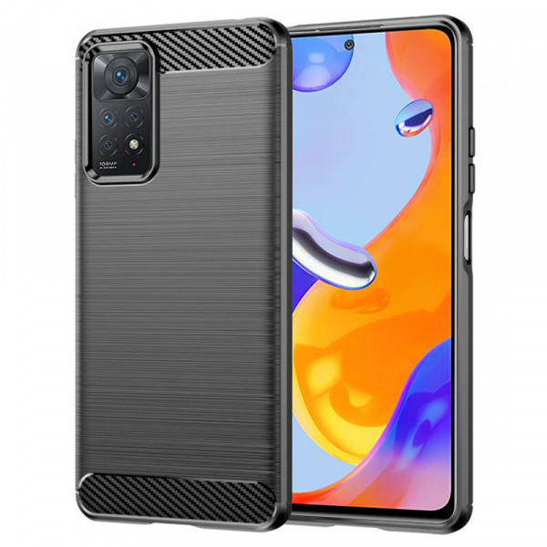 Husa pentru Xiaomi Redmi Note 12 Pro 4G / Note 11 Pro 5G / Note 11 Pro, Techsuit, Carbon, Neagra Husa pentru Xiaomi Redmi Note 12 Pro 4G / Note 11 Pro 5G / Note 11 Pro, Techsuit, Carbon, Neagra