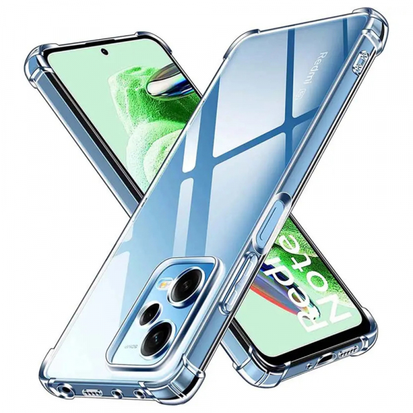 Husa pentru Xiaomi Redmi Note 12 Pro 5G, Techsuit, Shockproof Clear, Transparenta Husa pentru Xiaomi Redmi Note 12 Pro 5G, Techsuit, Shockproof Clear, Transparenta