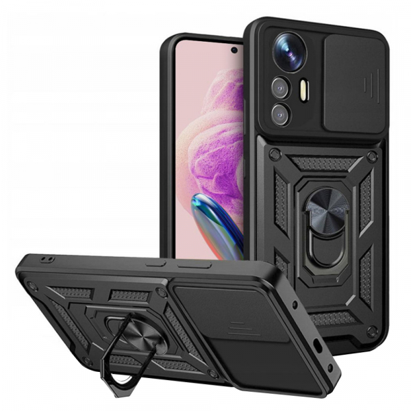 Husa pentru Xiaomi Redmi Note 12S, Techsuit, CamShield, Neagra Husa pentru Xiaomi Redmi Note 12S, Techsuit, CamShield, Neagra