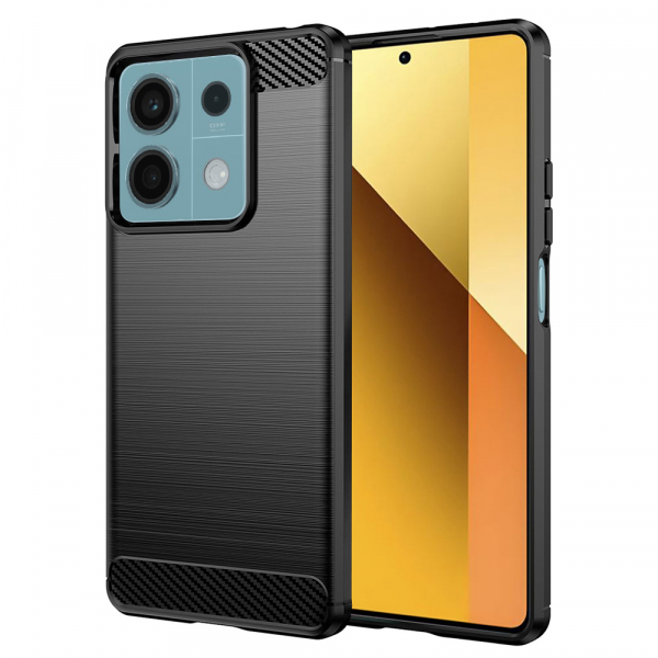 Husa pentru Xiaomi Redmi Note 13 5G, Techsuit, Carbon, Neagra Husa pentru Xiaomi Redmi Note 13 5G, Techsuit, Carbon, Neagra