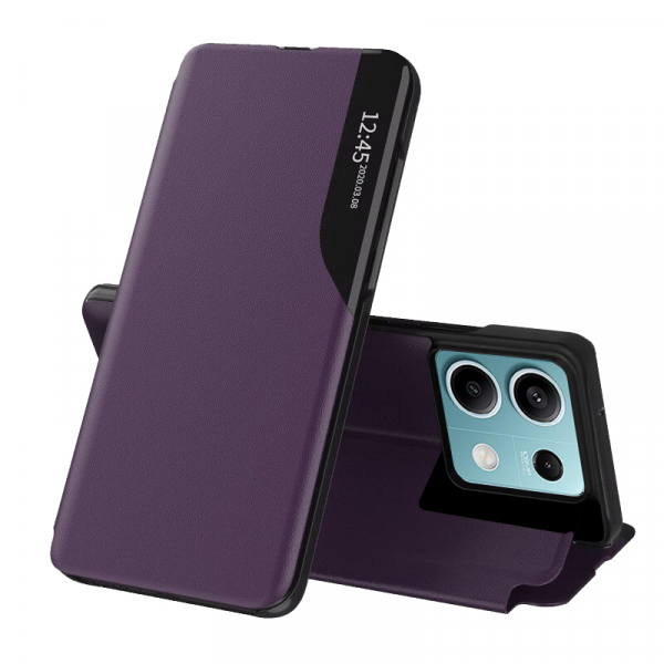 Husa pentru Xiaomi Redmi Note 13 5G, Techsuit, eFold, Mov Husa pentru Xiaomi Redmi Note 13 5G, Techsuit, eFold, Mov