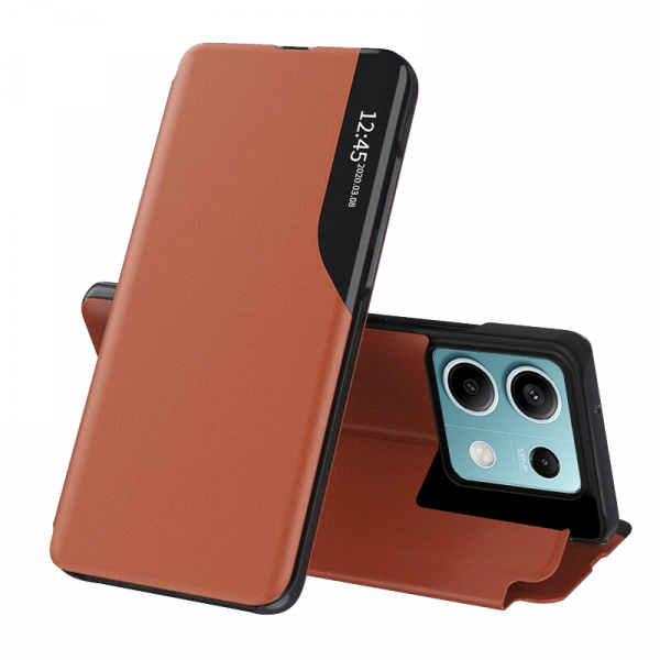 Husa pentru Xiaomi Redmi Note 13 5G, Techsuit, eFold, Portocalie Husa pentru Xiaomi Redmi Note 13 5G, Techsuit, eFold, Portocalie