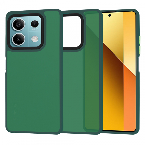 Husa pentru Xiaomi Redmi Note 13 5G, Techsuit, SoftFlex, Verde Husa pentru Xiaomi Redmi Note 13 5G, Techsuit, SoftFlex, Verde