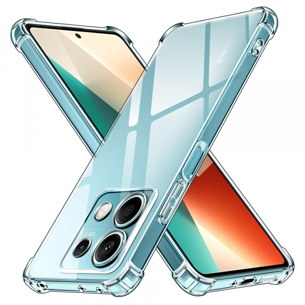 Husa pentru Xiaomi Redmi Note 13 5G, Techsuit, Shockproof Clear, Transparenta Husa pentru Xiaomi Redmi Note 13 5G, Techsuit, Shockproof Clear, Transparenta