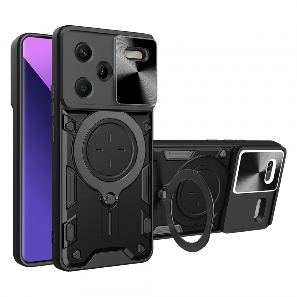 Husa pentru Xiaomi Redmi Note 13 Pro+, Techsuit, CamGuard Pro, Neagra Husa pentru Xiaomi Redmi Note 13 Pro+, Techsuit, CamGuard Pro, Neagra