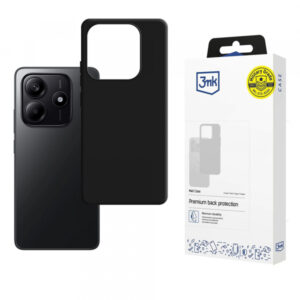 Husa pentru Xiaomi Redmi Note 14 4G (Standard), 3MK, Neagra Mata Husa pentru Xiaomi Redmi Note 14 4G (Standard), 3MK, Neagra Mata