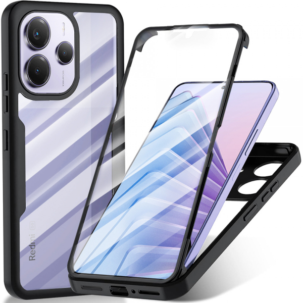 Husa pentru Xiaomi Redmi Note 14 5G, Techsuit, ColorVerse 360, Neagra Husa pentru Xiaomi Redmi Note 14 5G, Techsuit, ColorVerse 360, Neagra