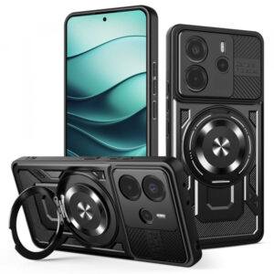 Husa pentru Xiaomi Redmi Note 14 5G, Techsuit, RuggedCam, Neagra Husa pentru Xiaomi Redmi Note 14 5G, Techsuit, RuggedCam, Neagra