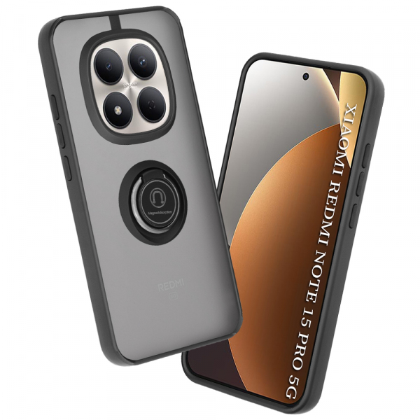 Husa pentru Xiaomi Redmi Note 15 Pro 5G, Techsuit, Glinth, Neagra Husa pentru Xiaomi Redmi Note 15 Pro 5G, Techsuit, Glinth, Neagra