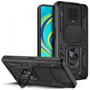 Husa pentru Xiaomi Redmi Note 9S / Note 9 Pro / Note 9 Pro Max, Techsuit, CamShield, Neagra Husa pentru Xiaomi Redmi Note 9S / Note 9 Pro / Note 9 Pro Max, Techsuit, CamShield, Neagra