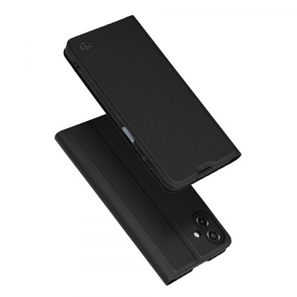 Husa pentru Samsung Galaxy A07 4G A075, Techsuit, Magskin Book, Neagra Husa pentru Samsung Galaxy A07 4G A075, Techsuit, Magskin Book, Neagra