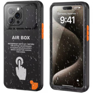 Husa Universala Waterproof pentru Telefon max. 6.7inch, ShellBox, AirBox, Albastra Husa Universala Waterproof pentru Telefon max. 6.7inch, ShellBox, AirBox, Albastra