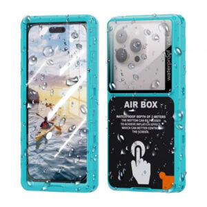 Husa Universala Waterproof pentru Telefon max. 6.9inch, ShellBox, AirBox, Neagra Husa Universala Waterproof pentru Telefon max. 6.9inch, ShellBox, AirBox, Neagra
