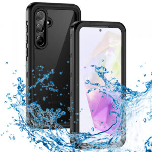 Husa Waterproof pentru Samsung Galaxy A35 5G A356, ShellBox, Neagra Husa Waterproof pentru Samsung Galaxy A35 5G A356, ShellBox, Neagra