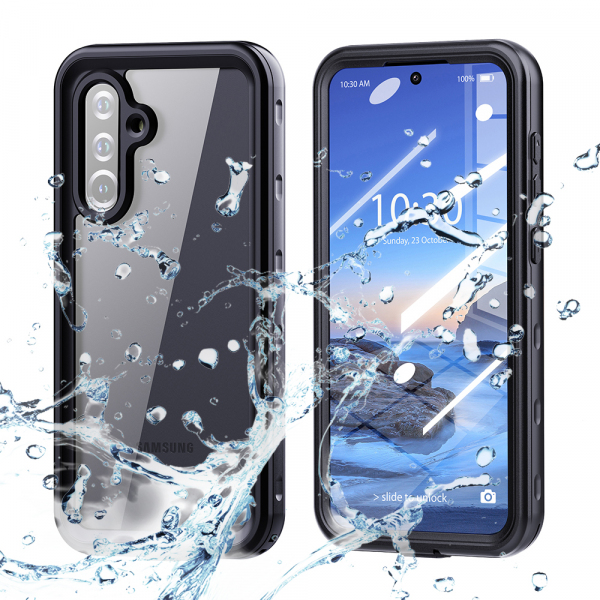 Husa Waterproof pentru Samsung Galaxy A36 A366, ShellBox, Neagra Husa Waterproof pentru Samsung Galaxy A36 A366, ShellBox, Neagra