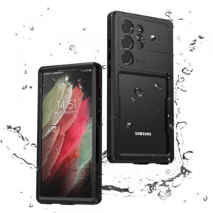 Husa Waterproof pentru Samsung Galaxy S23 Ultra S918, ShellBox, Neagra Husa Waterproof pentru Samsung Galaxy S23 Ultra S918, ShellBox, Neagra