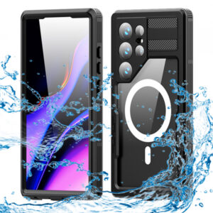 Husa Waterproof pentru Samsung Galaxy S24 Ultra S928, ShellBox, Neagra Husa Waterproof pentru Samsung Galaxy S24 Ultra S928, ShellBox, Neagra
