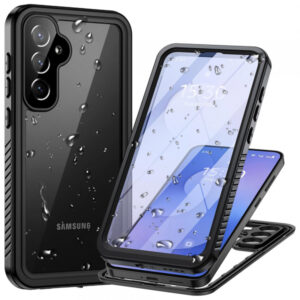 Husa Waterproof pentru Samsung Galaxy S25 FE, ShellBox, Neagra Husa Waterproof pentru Samsung Galaxy S25 FE, ShellBox, Neagra