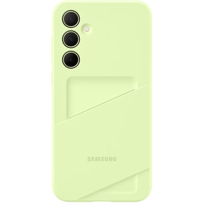 Husa de protectie Samsung Card Slot Case pentru Galaxy A35 5G, Lime Husa de protectie Samsung Card Slot Case pentru Galaxy A35 5G, Lime