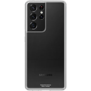 Husa de protectie Samsung Clear Cover pentru Galaxy S21 Ultra, Transparent Husa de protectie Samsung Clear Cover pentru Galaxy S21 Ultra, Transparent