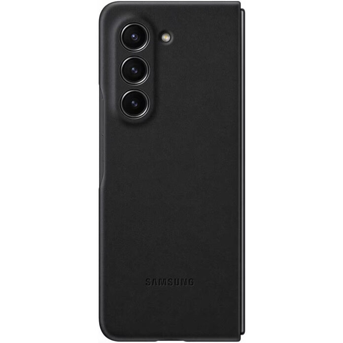 Husa de protectie Samsung Eco-Leather pentru Galaxy Z Fold5, Negru Husa de protectie Samsung Eco-Leather pentru Galaxy Z Fold5, Negru