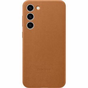 Husa de protectie Samsung Leather pentru Galaxy S23 Plus, Camel Husa de protectie Samsung Leather pentru Galaxy S23 Plus, Camel