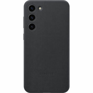 Husa de protectie Samsung Leather pentru Galaxy S23 Plus, Negru Husa de protectie Samsung Leather pentru Galaxy S23 Plus, Negru