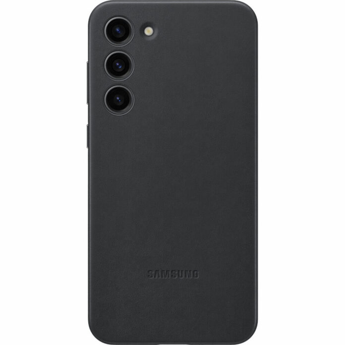 Husa de protectie Samsung Leather pentru Galaxy S23 Plus, Negru Husa de protectie Samsung Leather pentru Galaxy S23 Plus, Negru