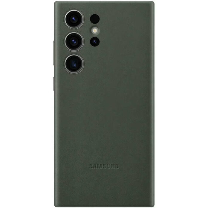 Husa de protectie Samsung Leather pentru Galaxy S23 Ultra, Verde Husa de protectie Samsung Leather pentru Galaxy S23 Ultra, Verde