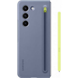 Husa de protectie Samsung S-Pen Case pentru Galaxy Z Fold5, Icy Blue Husa de protectie Samsung S-Pen Case pentru Galaxy Z Fold5, Icy Blue