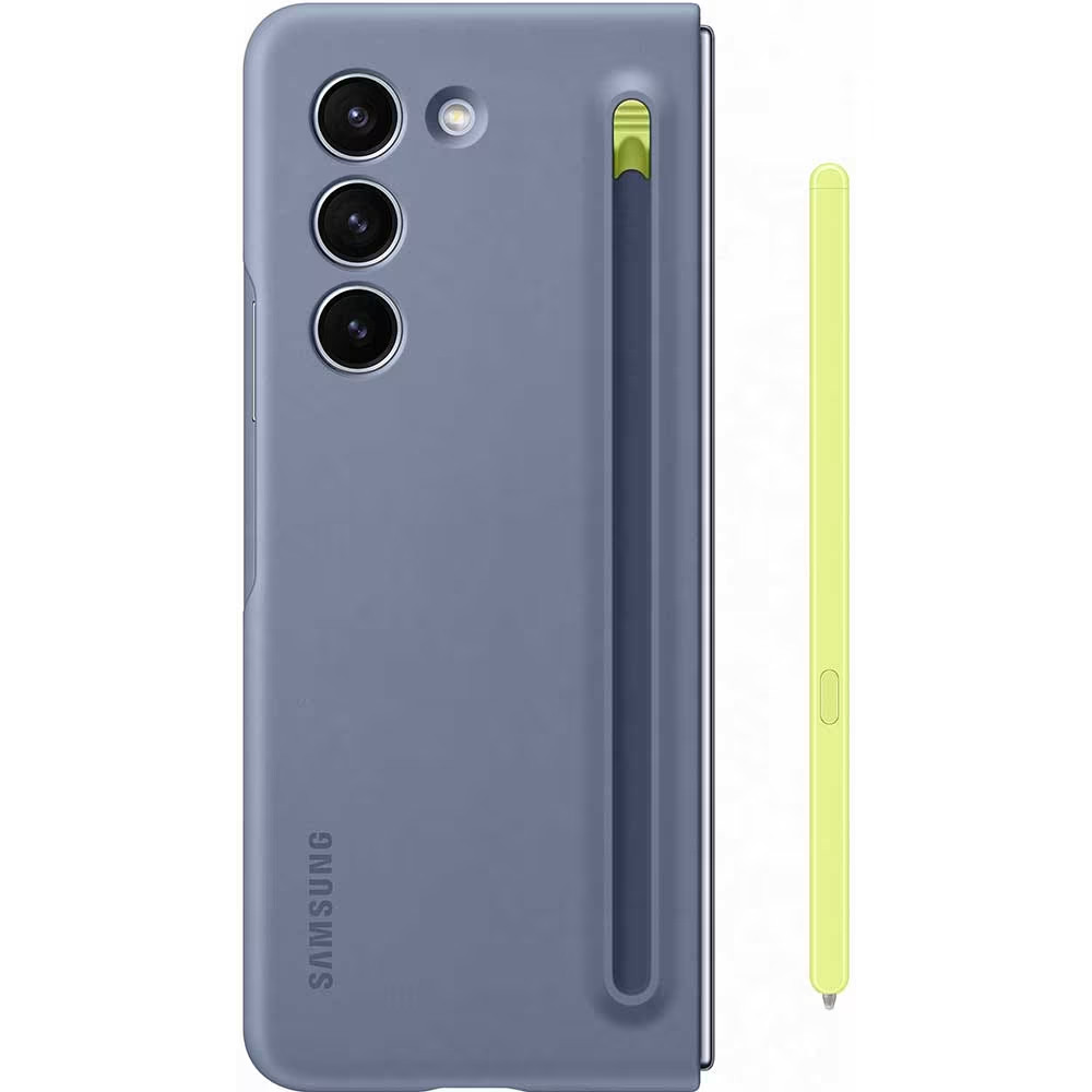 Husa de protectie Samsung S-Pen Case pentru Galaxy Z Fold5, Icy Blue Husa de protectie Samsung S-Pen Case pentru Galaxy Z Fold5, Icy Blue