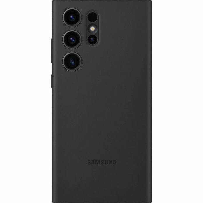 Husa de protectie Samsung Smart View Wallet pentru Galaxy S23 Ultra, Crem Husa de protectie Samsung Smart View Wallet pentru Galaxy S23 Ultra, Crem