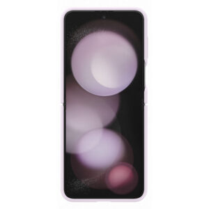 Husa de protectie Samsung pentru Galaxy Z Flip5, Silicone, Cover Ring, Lavander Husa de protectie Samsung pentru Galaxy Z Flip5, Silicone, Cover Ring, Lavander