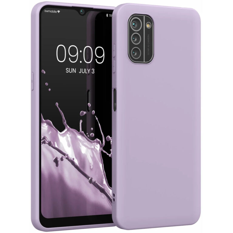 Husa Kwmobile pentru Nokia G21/G11, Silicon, Mov, 57530.108