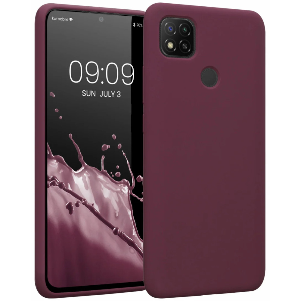 Husa Kwmobile pentru Xiaomi Redmi 9C, Silicon, Violet, 57338.190 Husa Kwmobile pentru Xiaomi Redmi 9C, Silicon, Violet, 57338.190