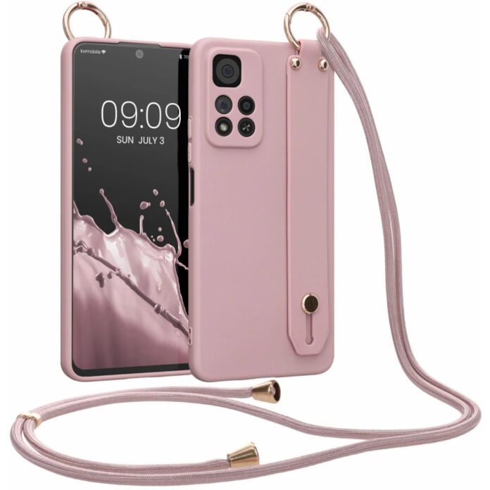 Husa Kwmobile pentru Xiaomi Redmi Note 11 Pro Plus 5G, Silicon, Roz, 59060.193 Husa Kwmobile pentru Xiaomi Redmi Note 11 Pro Plus 5G, Silicon, Roz, 59060.193
