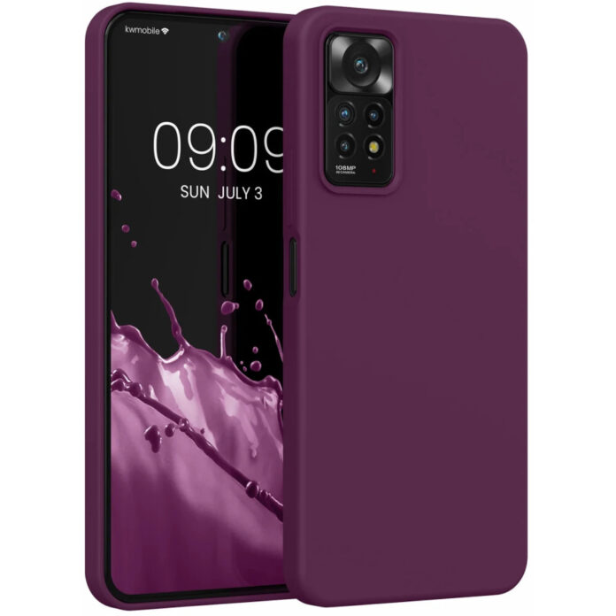Husa Kwmobile pentru Xiaomi Redmi Note 11 Pro/Redmi Note 11 Pro 5G, Silicon, Violet, 57373.187 Husa Kwmobile pentru Xiaomi Redmi Note 11 Pro/Redmi Note 11 Pro 5G, Silicon, Violet, 57373.187