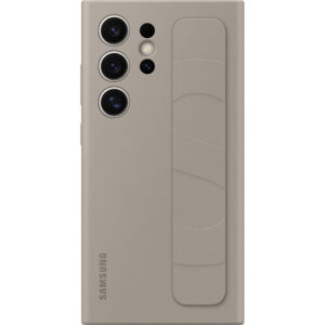 Husa Samsung Galaxy S24 Ultra Standing Grip Case, Light Taupe Husa Samsung Galaxy S24 Ultra Standing Grip Case, Light Taupe