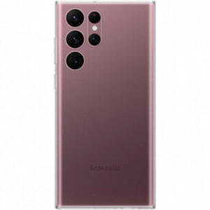 Husa de protectie Samsung Clear Cover pentru Galaxy S22 Ultra, Transparent Husa de protectie Samsung Clear Cover pentru Galaxy S22 Ultra, Transparent
