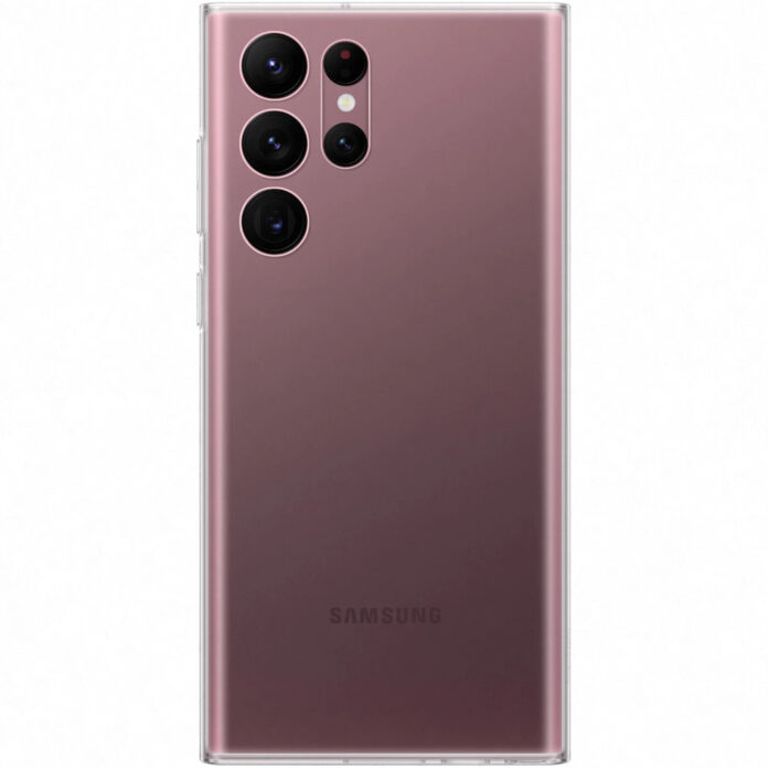 Husa de protectie Samsung Clear Cover pentru Galaxy S22 Ultra, Transparent Husa de protectie Samsung Clear Cover pentru Galaxy S22 Ultra, Transparent