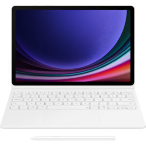 Husa cu tastatura Samsung EF-DX725UWEGWW pentru Galaxy Tab S9/S9 FE, Alb Husa cu tastatura Samsung EF-DX725UWEGWW pentru Galaxy Tab S9/S9 FE, Alb