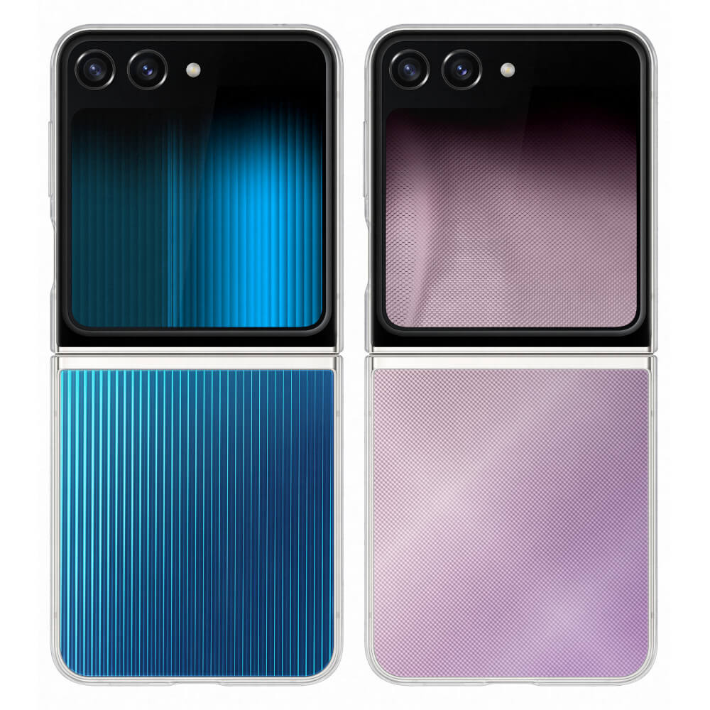 Husa de protectie Samsung pentru Galaxy Z Flip5, Flipsuit Case, Transparent Husa de protectie Samsung pentru Galaxy Z Flip5, Flipsuit Case, Transparent