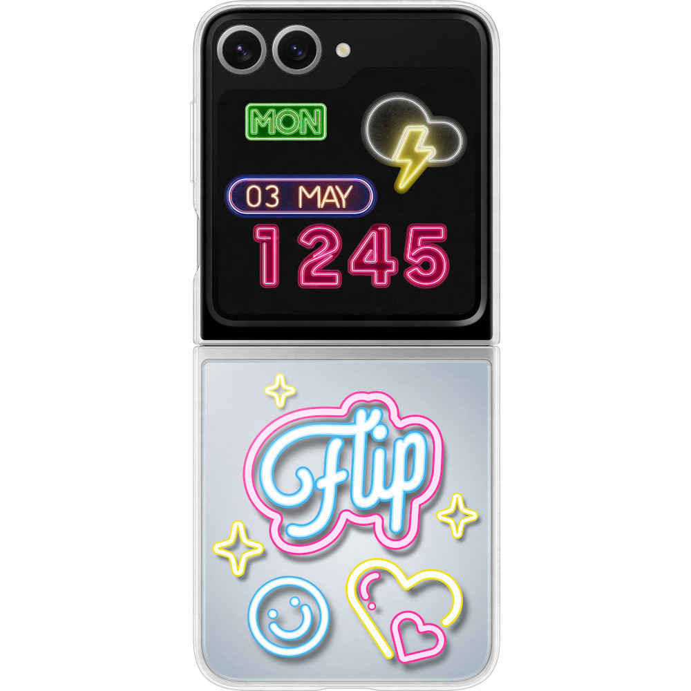 Husa Samsung FlipSuit Case pentru Galaxy Z Flip 6, Transparent Husa Samsung FlipSuit Case pentru Galaxy Z Flip 6, Transparent