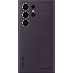 Husa Samsung Galaxy S24 Ultra Standing Grip Case, Dark Violet Husa Samsung Galaxy S24 Ultra Standing Grip Case, Dark Violet