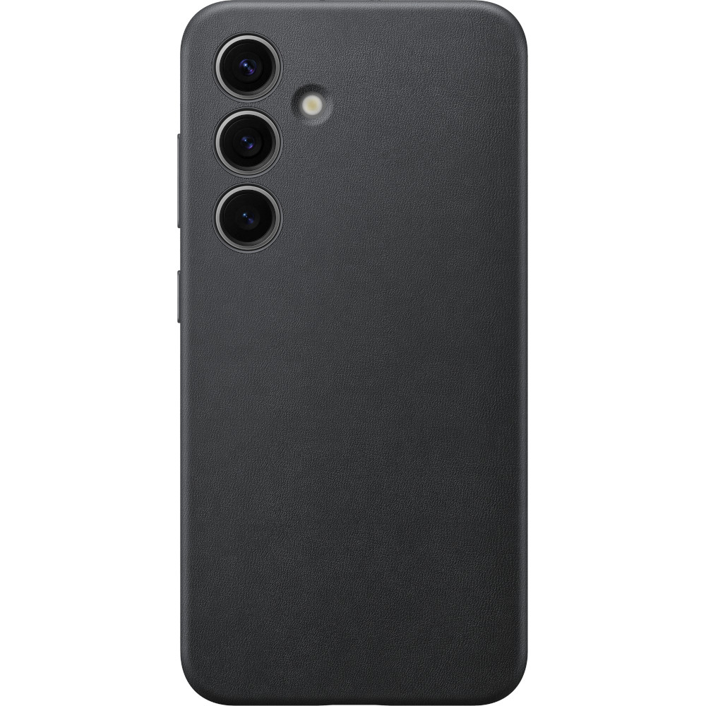 Husa Samsung Galaxy S24 Vegan Leather Case, Negru Husa Samsung Galaxy S24 Vegan Leather Case, Negru